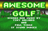 Awesome Golf Title Screen